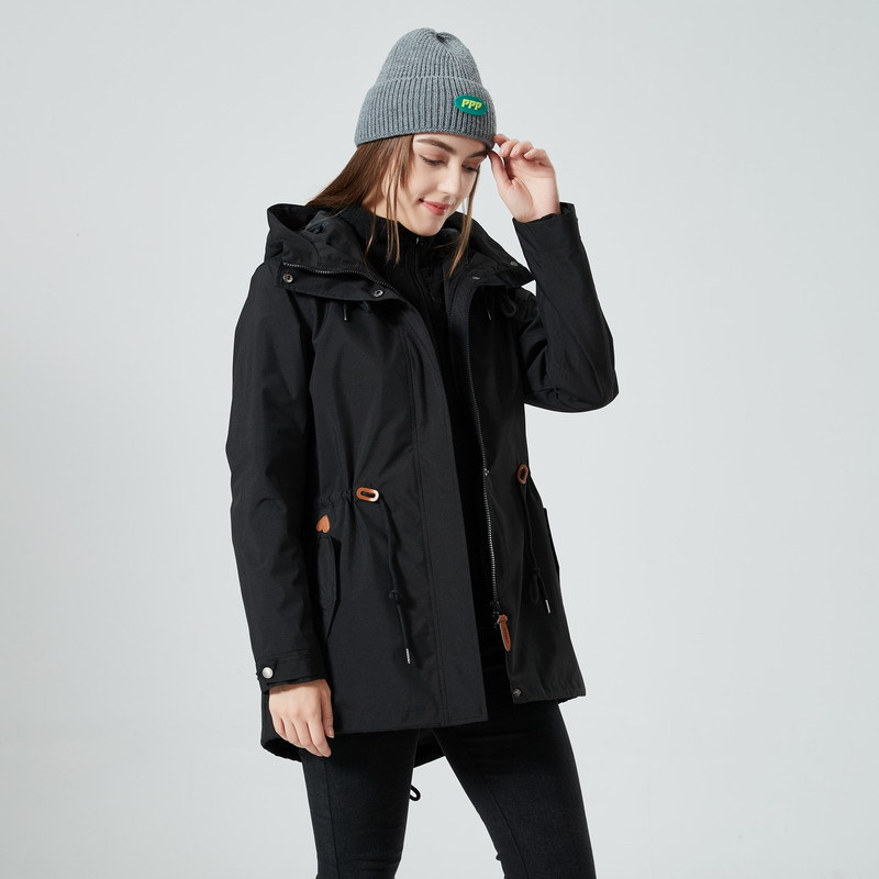 Jassen & Mantels | Parka Met Pluche Voering In De Capuchon  –  Dames Dames Dames